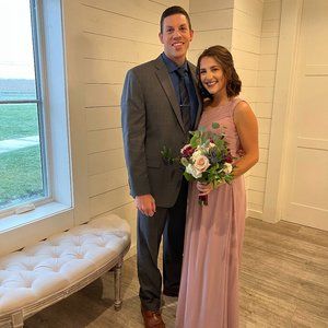 Dusty Rose Azazie Bridesmaid Dress